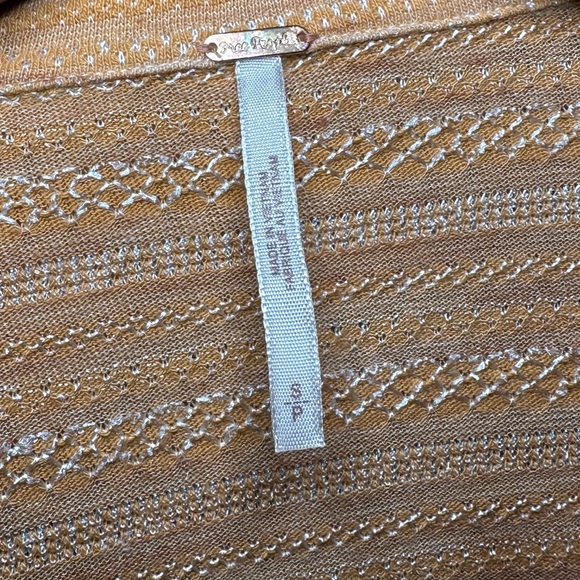 Striped Wrap-Long Sleeve Blouse - Picture 7 of 8